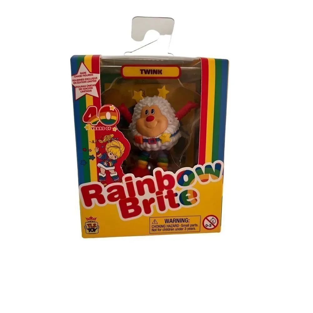 Official Rainbow Brite TLS Twink mini Figure 40th Anniversary NEW BOX cheebees